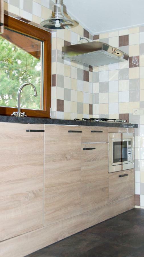 Vrijstaande Blokhut Villa Egmond-Binnen Luaran gambar